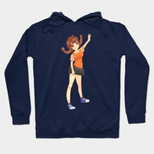 Girl Looking Up Hoodie